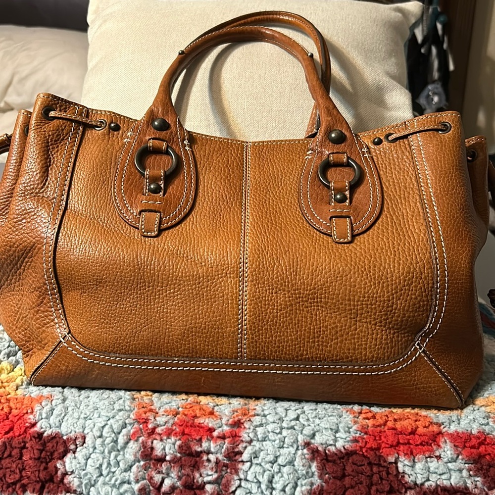 Tan handbag Banana Republic